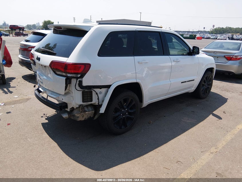 Vin: 1c4rjfag5jc357936, lot: 46288737, jeep grand cherokee altitude 4x4 20184