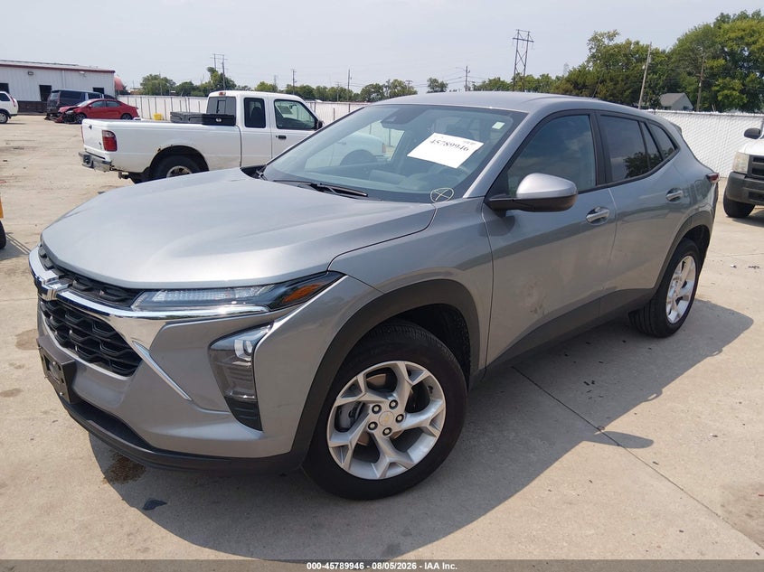 Vin: kl77lfep4tc010982, lot: 46288770, chevrolet trax fwd ls 20262