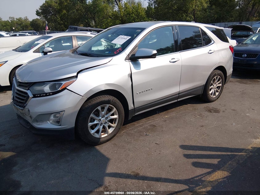 Vin: 2gnaxsevxj6191233, lot: 46288792, chevrolet equinox lt 20182