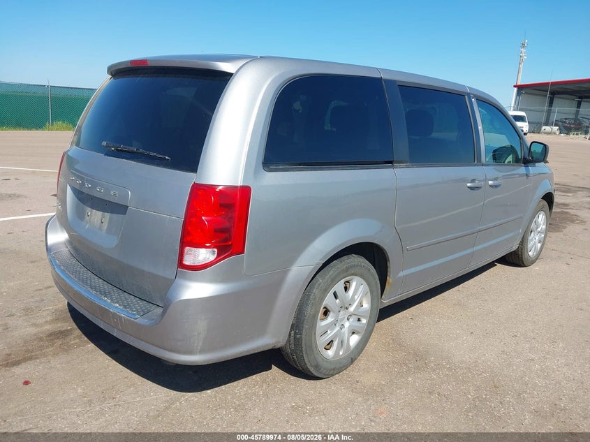 Vin: 2c4rdgbg0er378573, lot: 46288798, dodge grand caravan se 20144