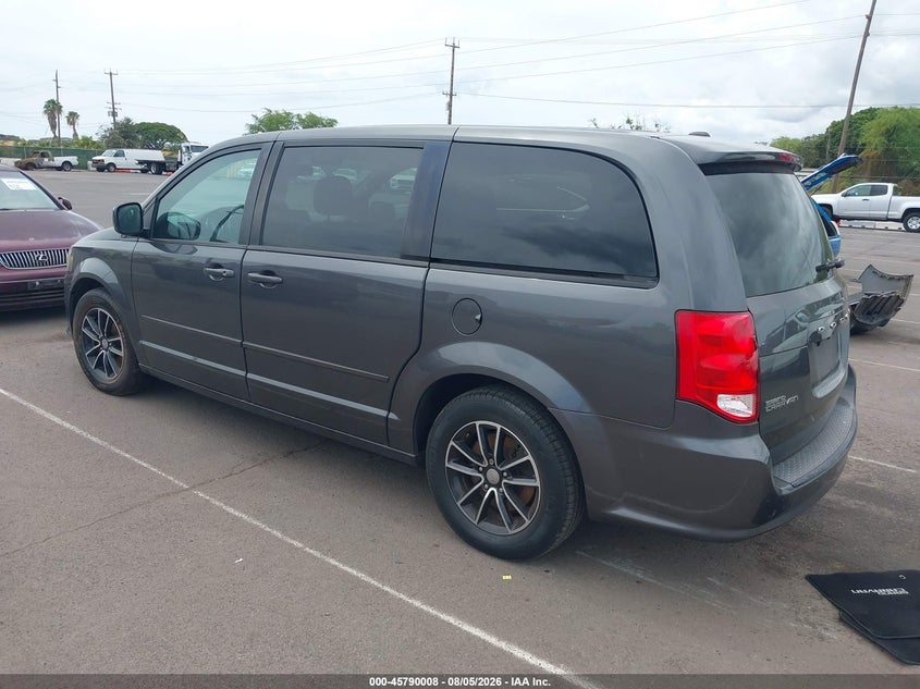 Vin: 2c4rdgcg8gr401891, lot: 46288832, dodge grand caravan sxt 20163