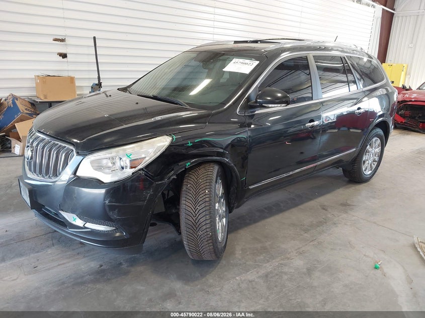 Vin: 5gakvckd1dj103845, lot: 46288846, buick enclave leather 20132