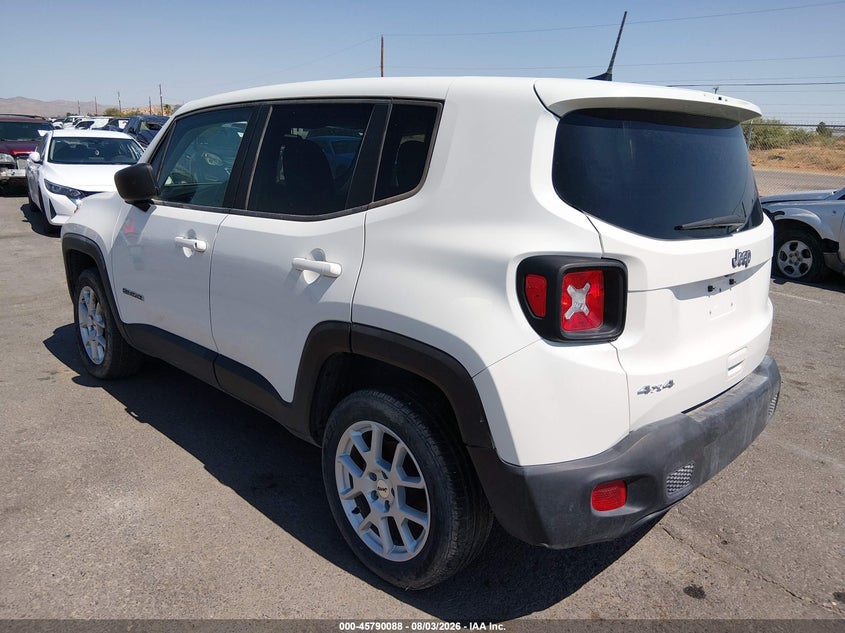 Vin: zacnjdb19ppp72756, lot: 46288912, jeep renegade latitude 4x4 20233