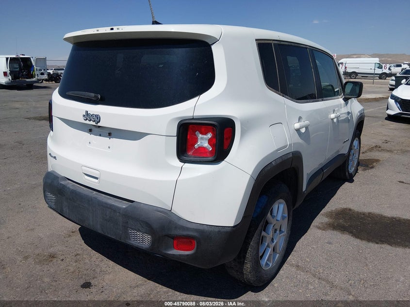 Vin: zacnjdb19ppp72756, lot: 46288912, jeep renegade latitude 4x4 20234