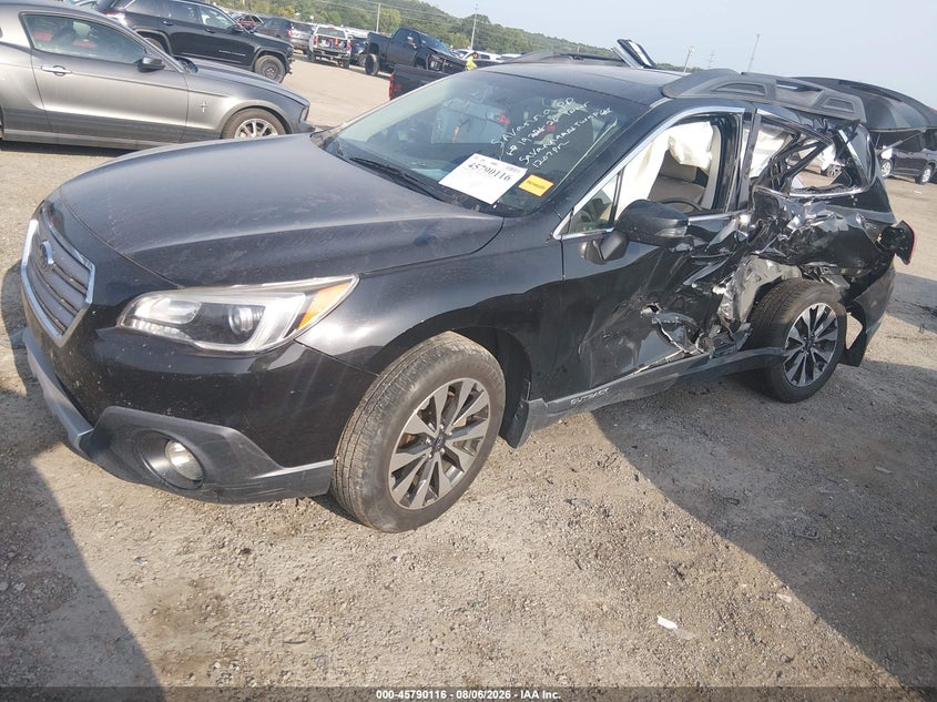 Vin: 4s4bsbnc2g3324136, lot: 46288940, subaru outback 2.5i limited 20162