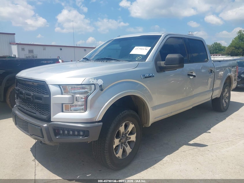 Vin: 1ftfw1eg6fkf09771, lot: 46288960, ford f-150 xlt 20152