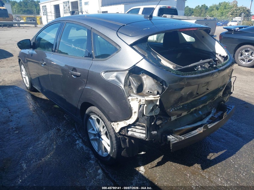 Vin: 1fadp3k20jl299265, lot: 46288965, ford focus se 20183