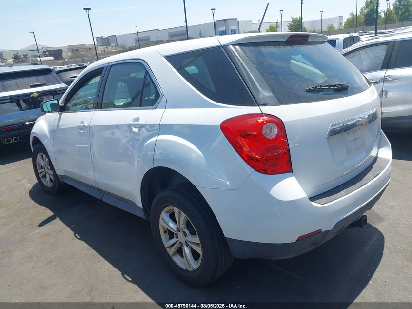 Vin: 2gnalaek0f1112636, lot: 46288968, chevrolet equinox ls 20153