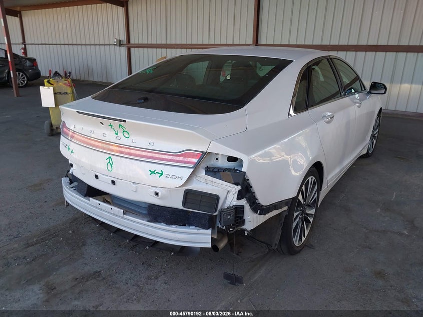 Vin: 3ln6l5mu9kr608450, lot: 46289016, lincoln mkz hybrid reserve ii 20194