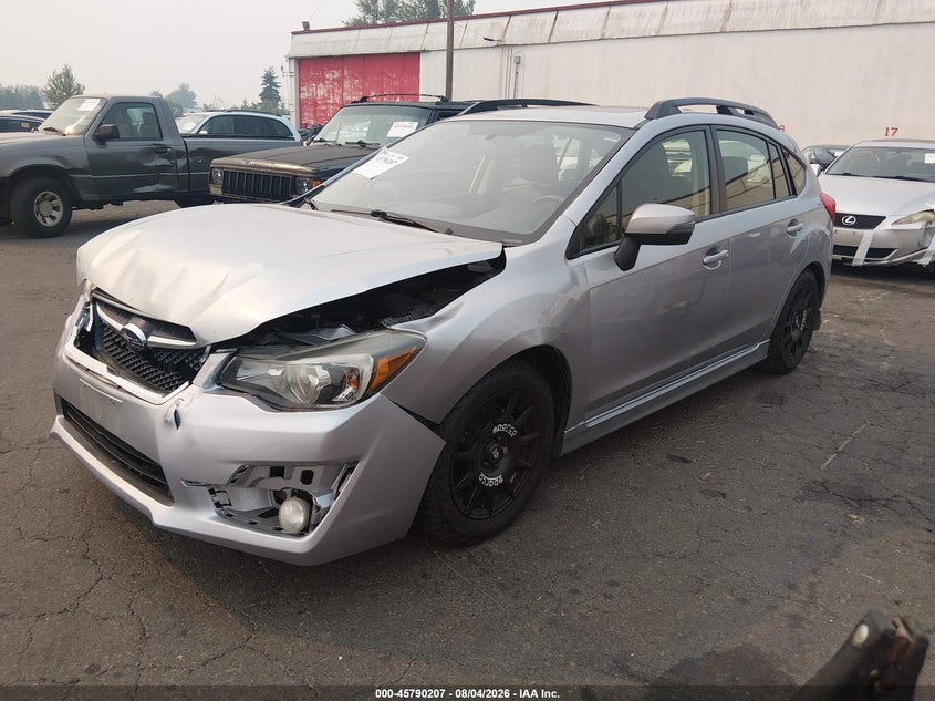 Vin: jf1gpau68g8280413, lot: 46289031, subaru impreza 2.0i sport limited 20162