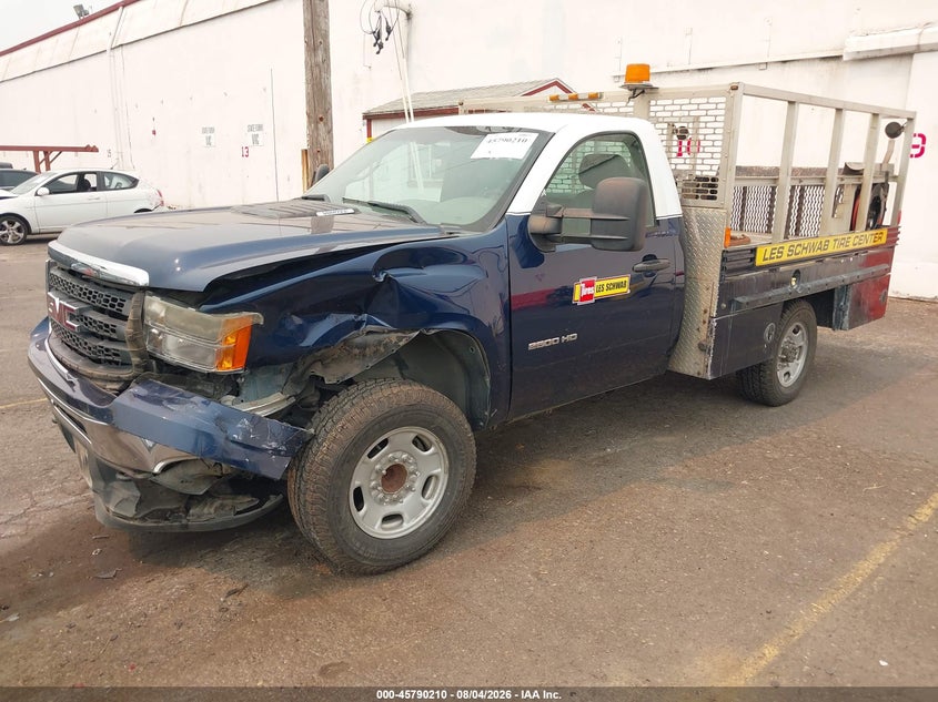 Vin: 1gt01zcg3cf121729, lot: 46289034, gmc sierra 2500hd work truck 20122