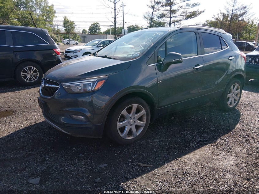 Vin: kl4cjbsb4hb110242, lot: 46289038, buick encore preferred ii 20172