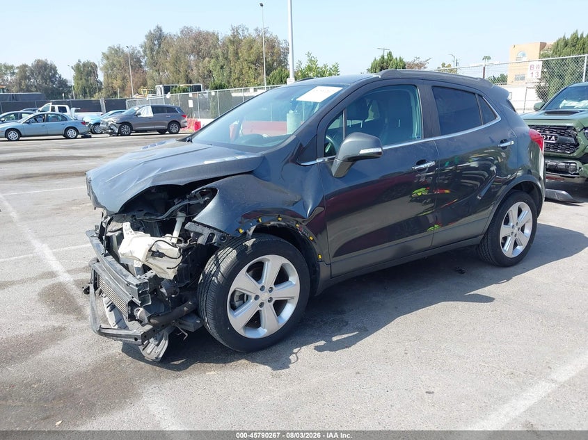 Vin: kl4cjbsb9gb664858, lot: 46289091, buick encore convenience 20162