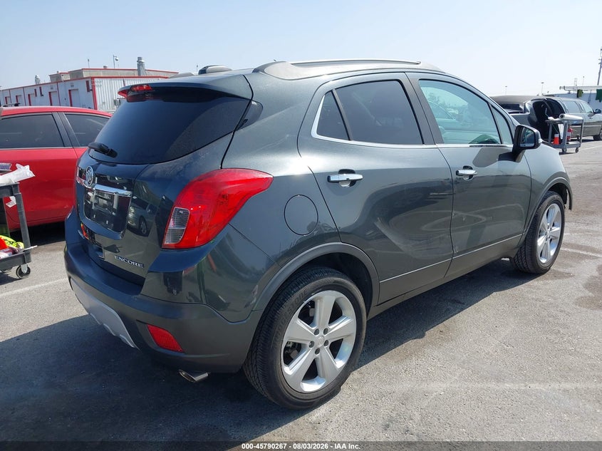Vin: kl4cjbsb9gb664858, lot: 46289091, buick encore convenience 20164