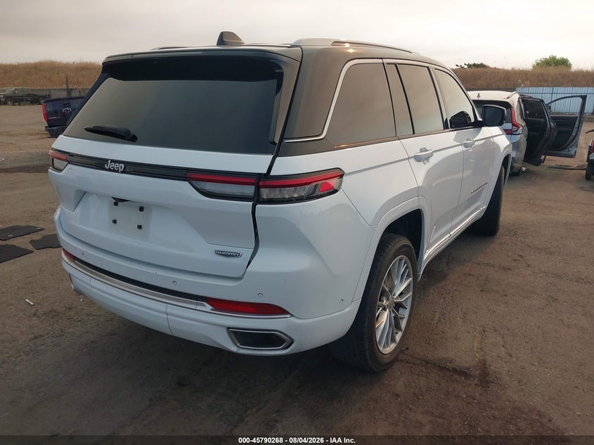 Vin: 1c4rjgeg3p8740365, lot: 46289092, jeep grand cherokee summit 4x2 20234
