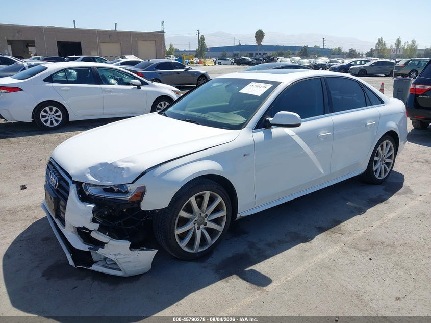 Vin: wauafafl4en033133, lot: 46289102, audi a4 2.0t premium 20142