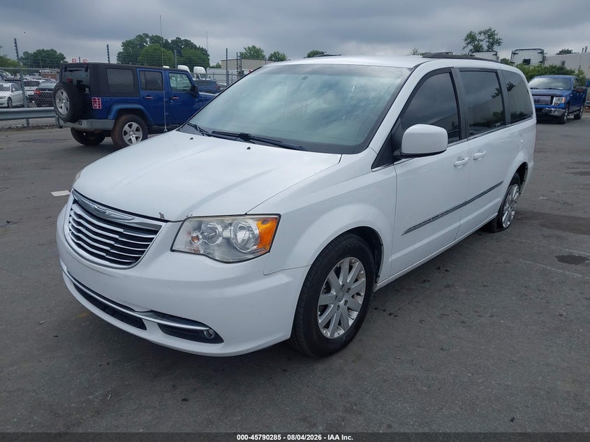 Vin: 2c4rc1bg9gr296716, lot: 46289109, chrysler town & country touring 20162