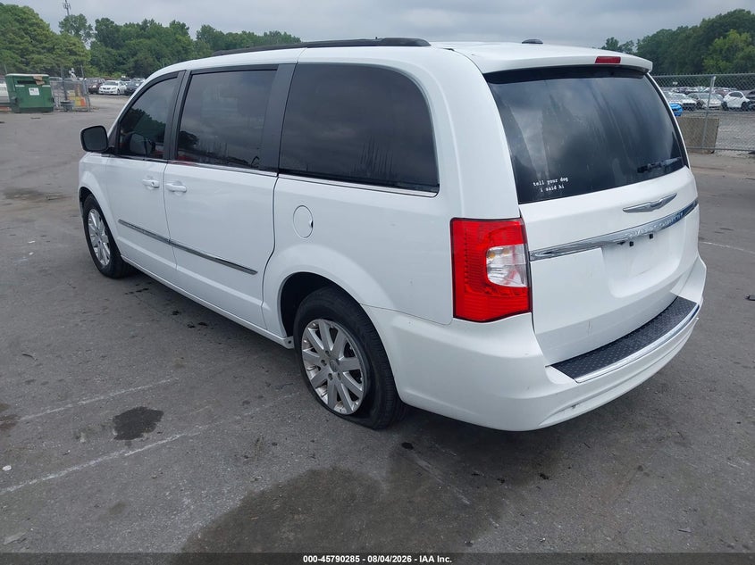 Vin: 2c4rc1bg9gr296716, lot: 46289109, chrysler town & country touring 20163