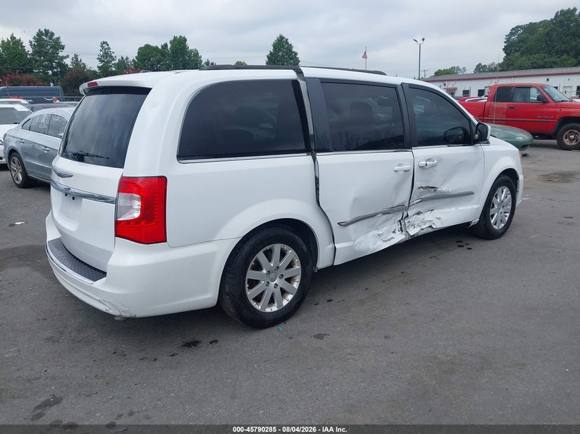 Vin: 2c4rc1bg9gr296716, lot: 46289109, chrysler town & country touring 20164