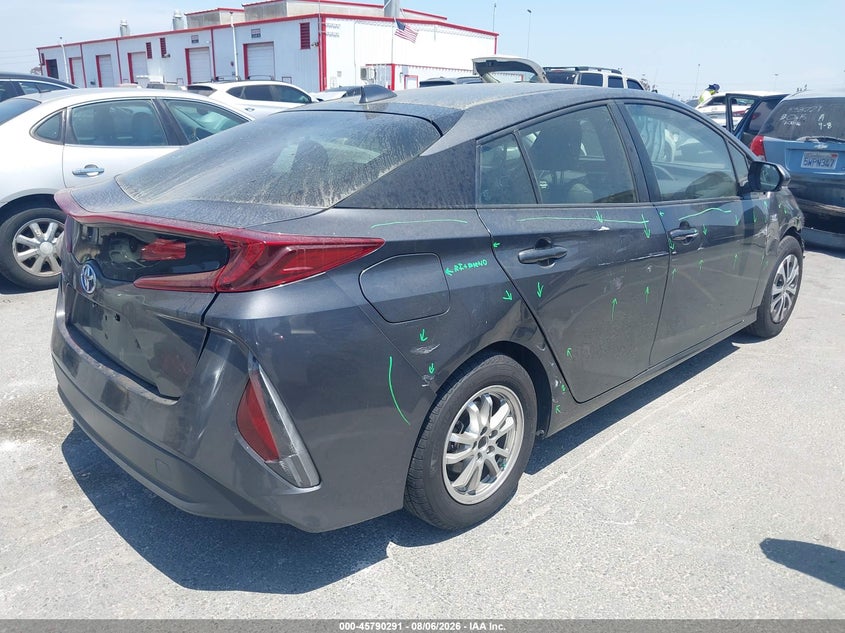 Vin: jtdkamfp7m3180647, lot: 46289115, toyota prius prime le 20214