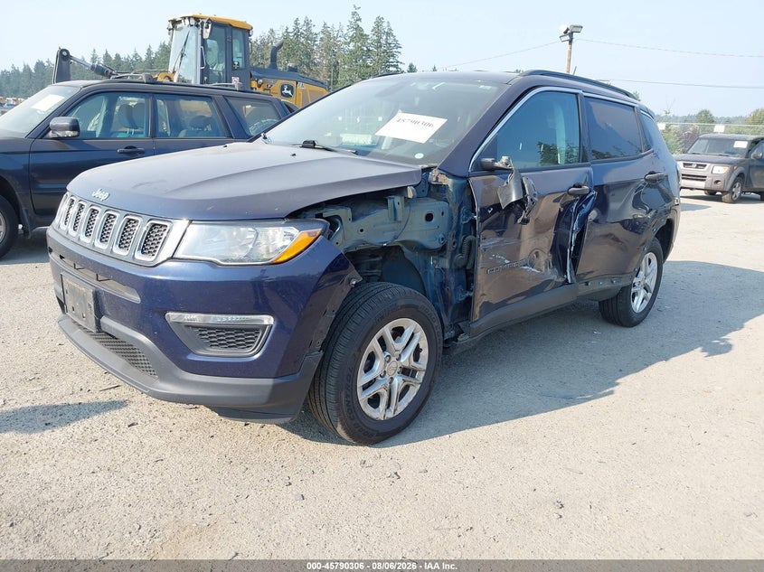 Vin: 3c4njdab4kt813969, lot: 46289130, jeep compass sport 4x4 20192