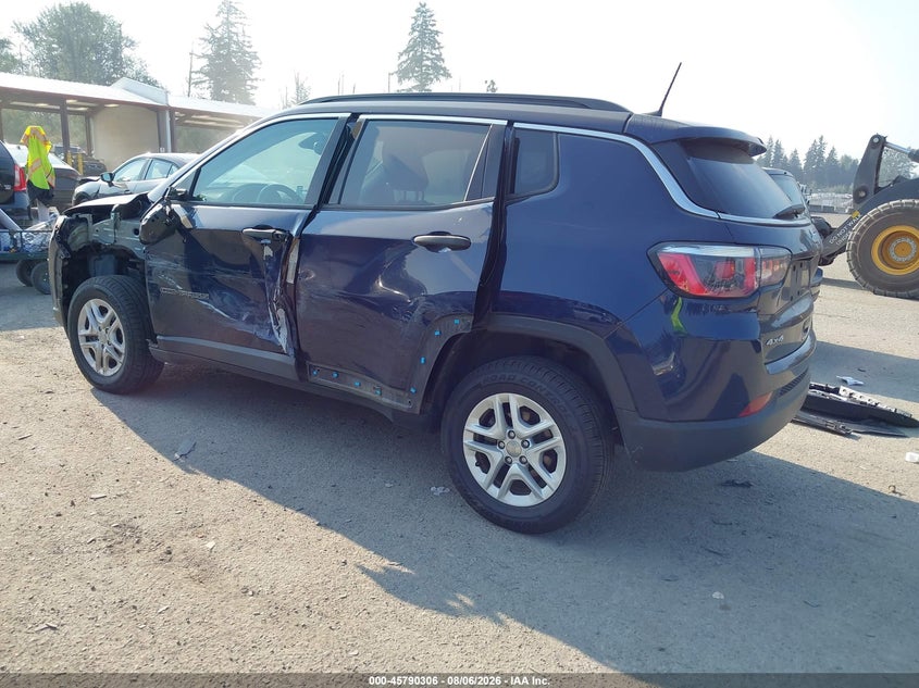 Vin: 3c4njdab4kt813969, lot: 46289130, jeep compass sport 4x4 20193