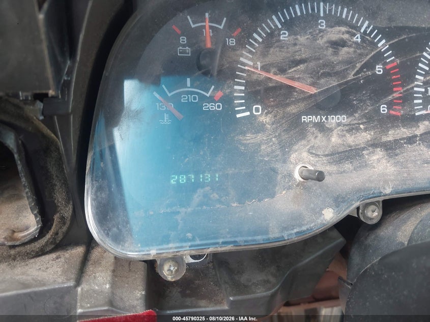 DODGE RAM 1500 2000 VIN 3B7HF13YXYM205584