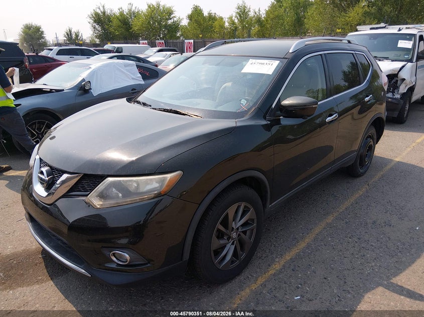 Vin: knmat2mt0gp684366, lot: 46289175, nissan rogue sl 20162
