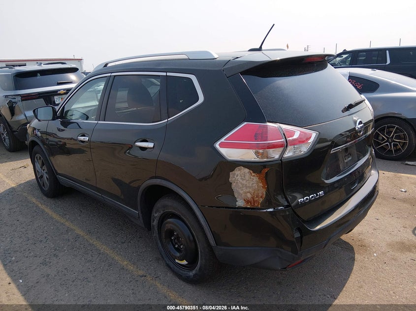 Vin: knmat2mt0gp684366, lot: 46289175, nissan rogue sl 20163