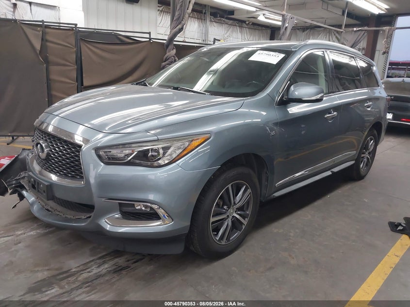 Vin: 5n1dl0mn0jc500279, lot: 46289177, infiniti qx60 20182