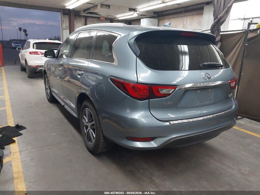 Vin: 5n1dl0mn0jc500279, lot: 46289177, infiniti qx60 20183