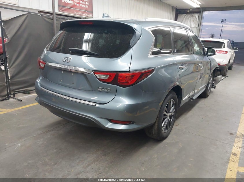 Vin: 5n1dl0mn0jc500279, lot: 46289177, infiniti qx60 20184