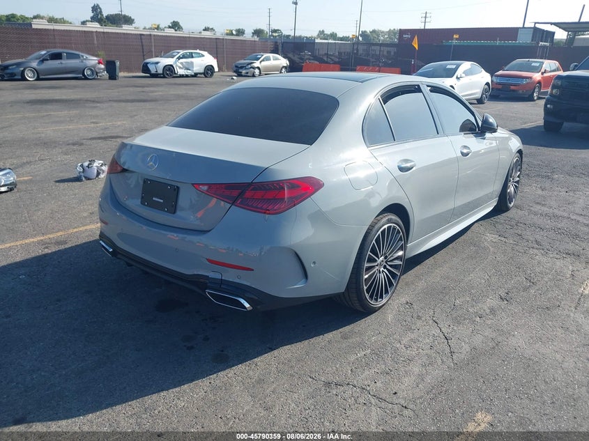 Vin: w1kaf4gb6tr319281, lot: 46289183, mercedes-benz c 300 20264