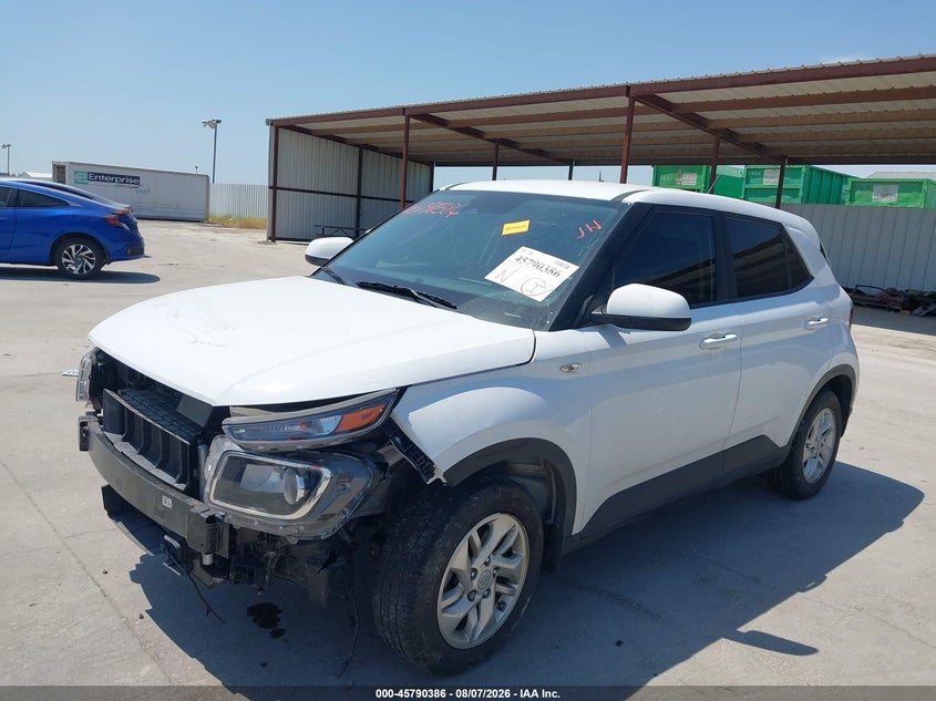 Vin: kmhrb8a37pu220372, lot: 46289210, hyundai venue se 20232