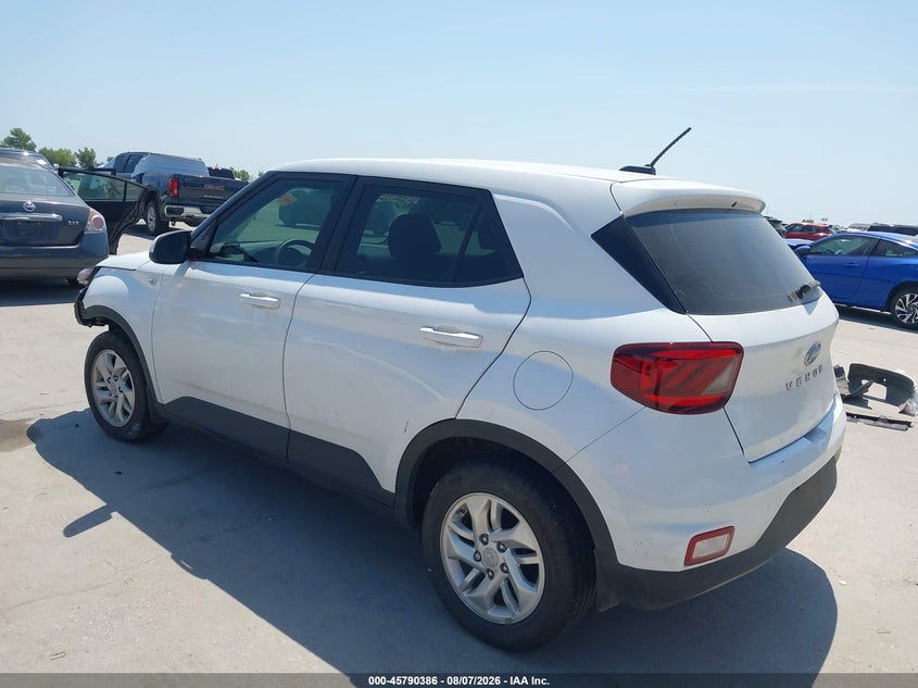 Vin: kmhrb8a37pu220372, lot: 46289210, hyundai venue se 20233