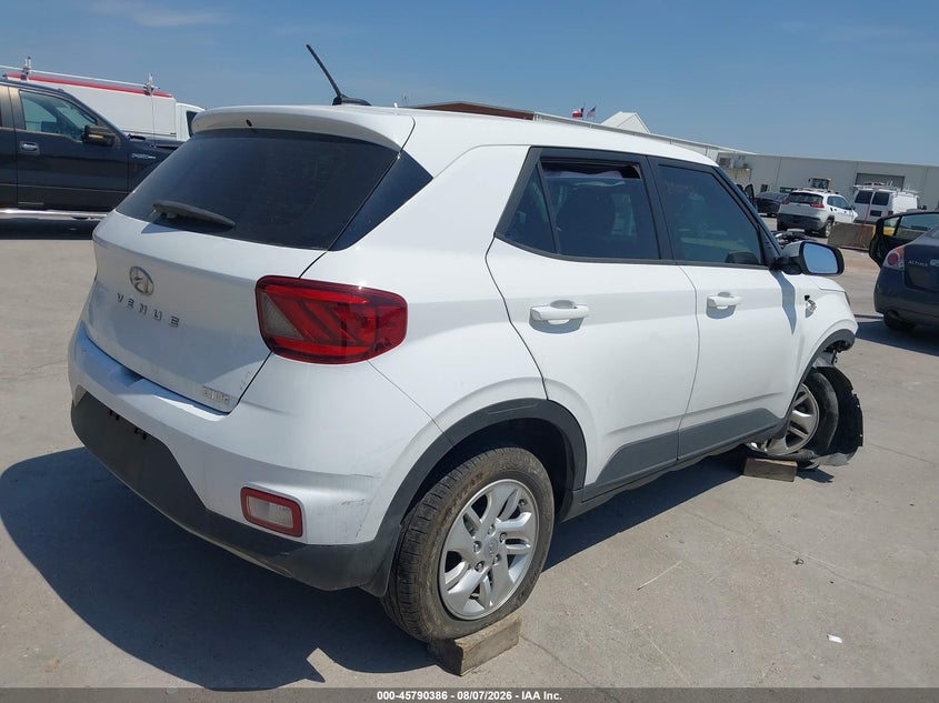 Vin: kmhrb8a37pu220372, lot: 46289210, hyundai venue se 20234