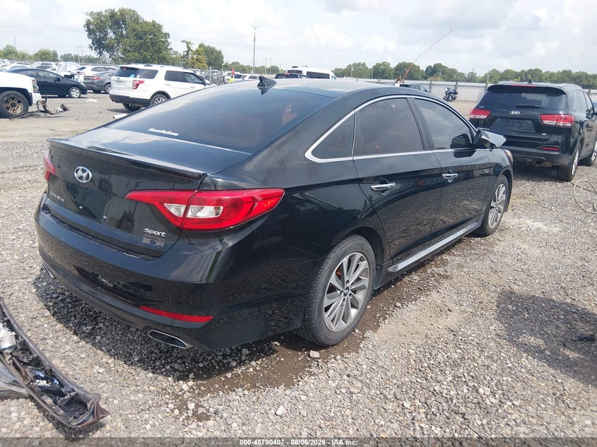 Vin: 5npe34af2hh582575, lot: 46289231, hyundai sonata sport 20174