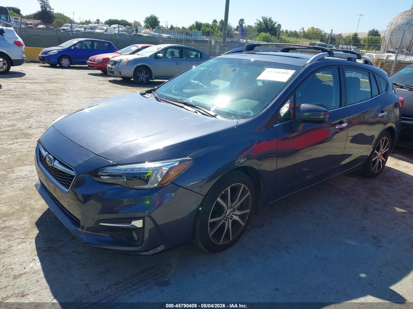 Vin: 4s3gtau65h3705204, lot: 46289233, subaru impreza 2.0i limited 20172