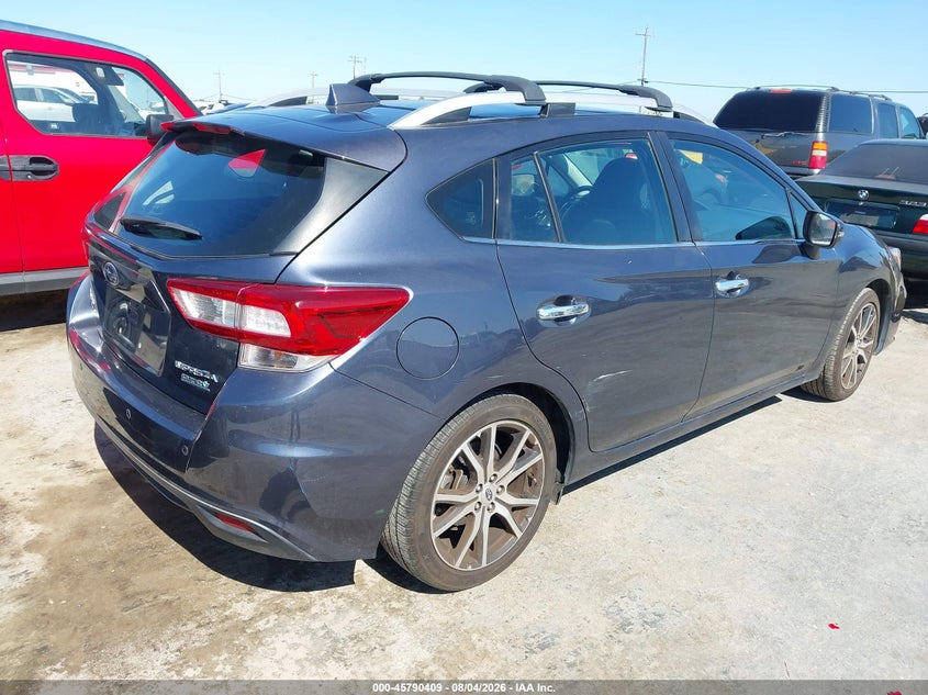 Vin: 4s3gtau65h3705204, lot: 46289233, subaru impreza 2.0i limited 20174