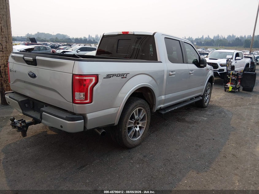 Vin: 1ftew1eg3fkd28297, lot: 46289236, ford f-150 xlt 20154