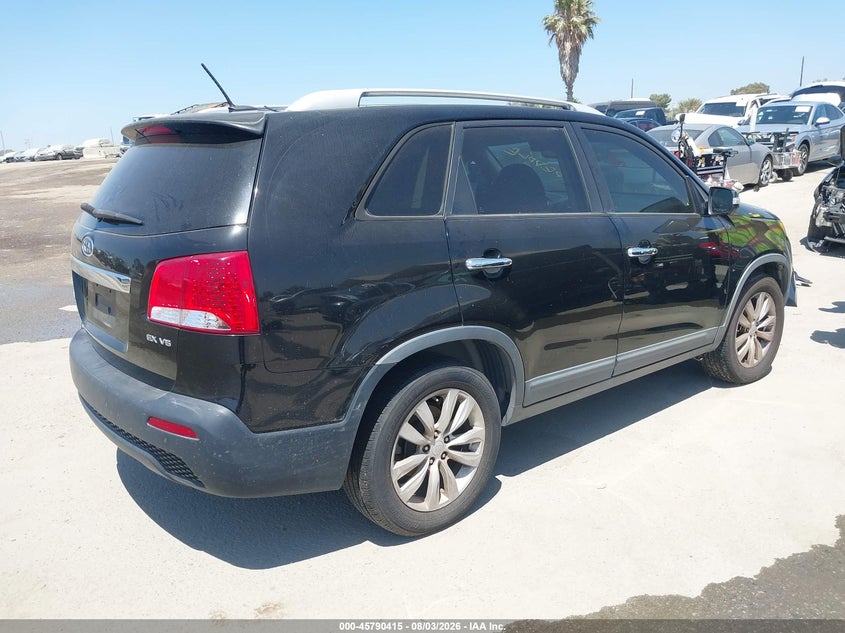 Vin: 5xyku4a26bg161647, lot: 46289239, kia sorento ex v6 20114