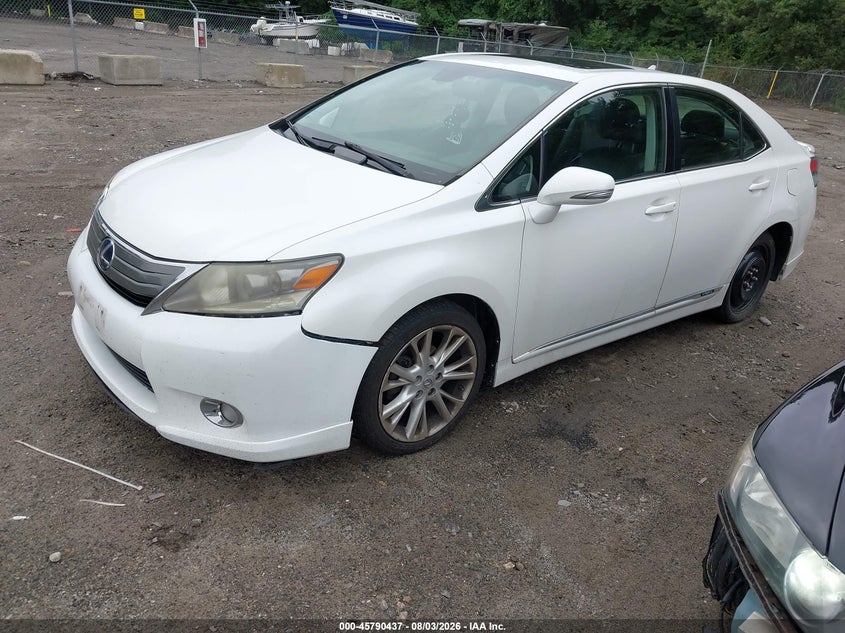 Vin: jthbb1ba1a2019420, lot: 46289261, lexus hs 250h premium 20102