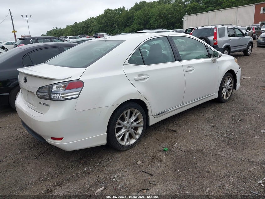 2010 LEXUS HS 250H auction photo 4