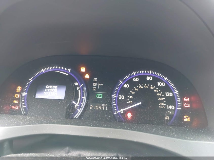 2010 LEXUS HS 250H auction photo 7