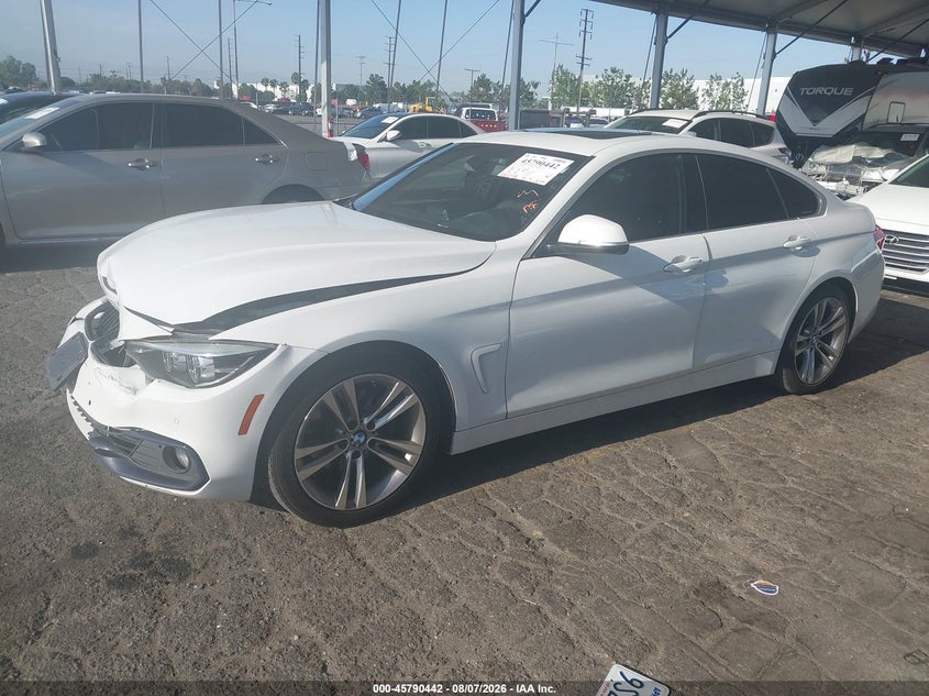 Vin: wba4j1c56jbg80813, lot: 46289266, bmw 430i gran coupe 20182
