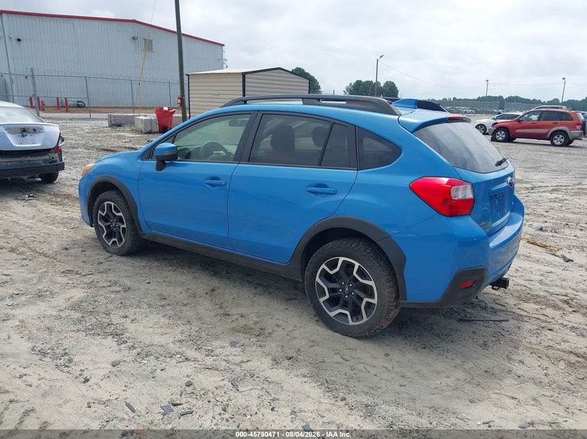 Vin: jf2gpakc1gh319430, lot: 46289295, subaru crosstrek 2.0i limited 20163