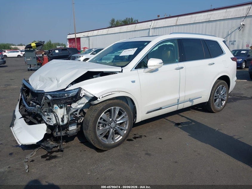 Vin: 1gykpfrsxnz104522, lot: 46289298, cadillac xt6 awd premium luxury 20222