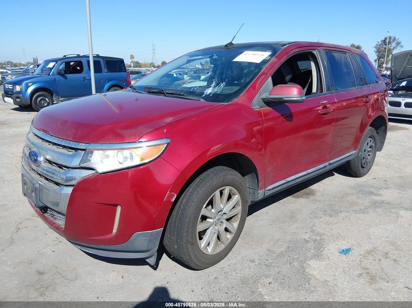 Vin: 2fmdk3jcxeba83279, lot: 46289350, ford edge sel 20142