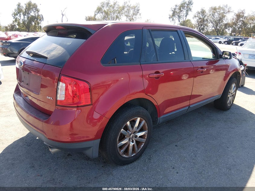 Vin: 2fmdk3jcxeba83279, lot: 46289350, ford edge sel 20144
