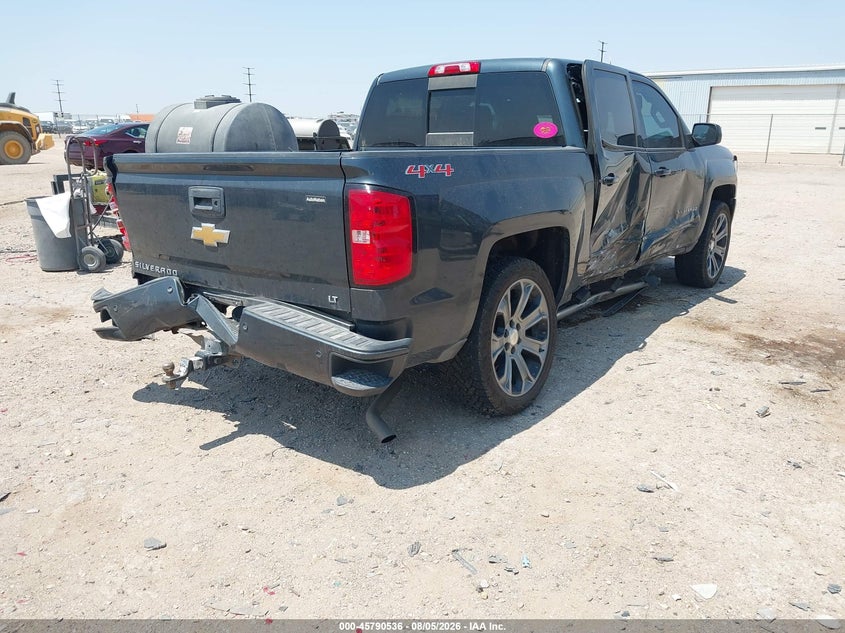 Vin: 3gcukrec8hg281006, lot: 46289360, chevrolet silverado 1500 lt 20174